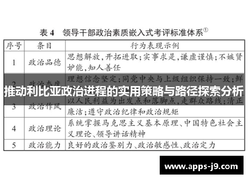 推动利比亚政治进程的实用策略与路径探索分析 推动利比亚政治进程的实用策略与路径探索分析