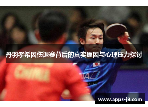 丹羽孝希因伤退赛背后的真实原因与心理压力探讨 丹羽孝希因伤退赛背后的真实原因与心理压力探讨